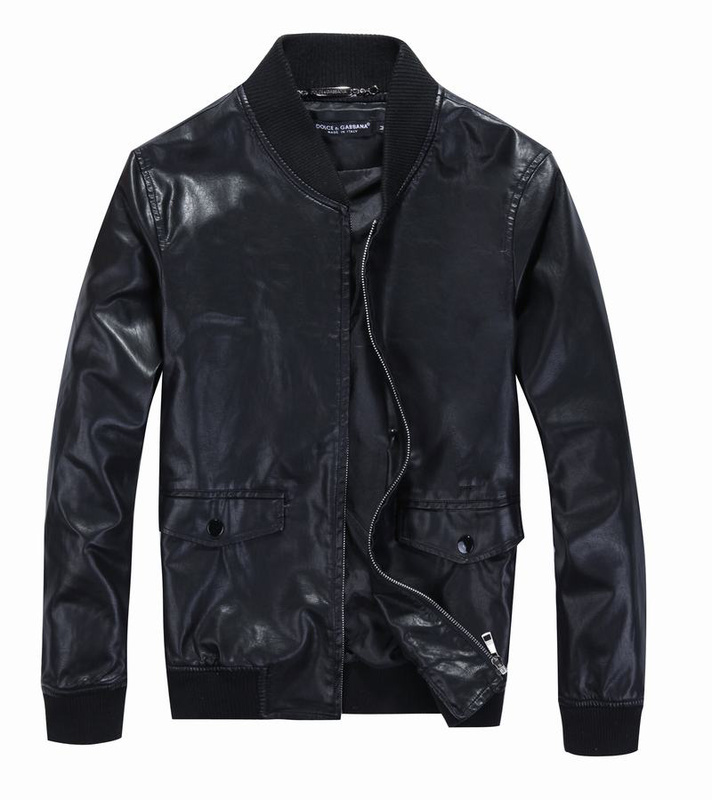 Veste Dolce & Gabbana en Cuir Pas Cher Pour Homme